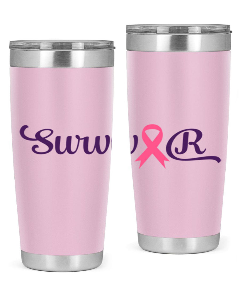 survivor Style 3#- breast cancer- Tumbler
