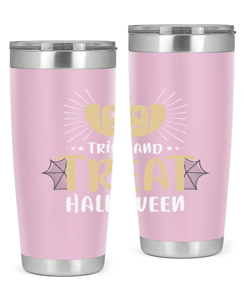 trick and treat halloween 125#- halloween- Tumbler