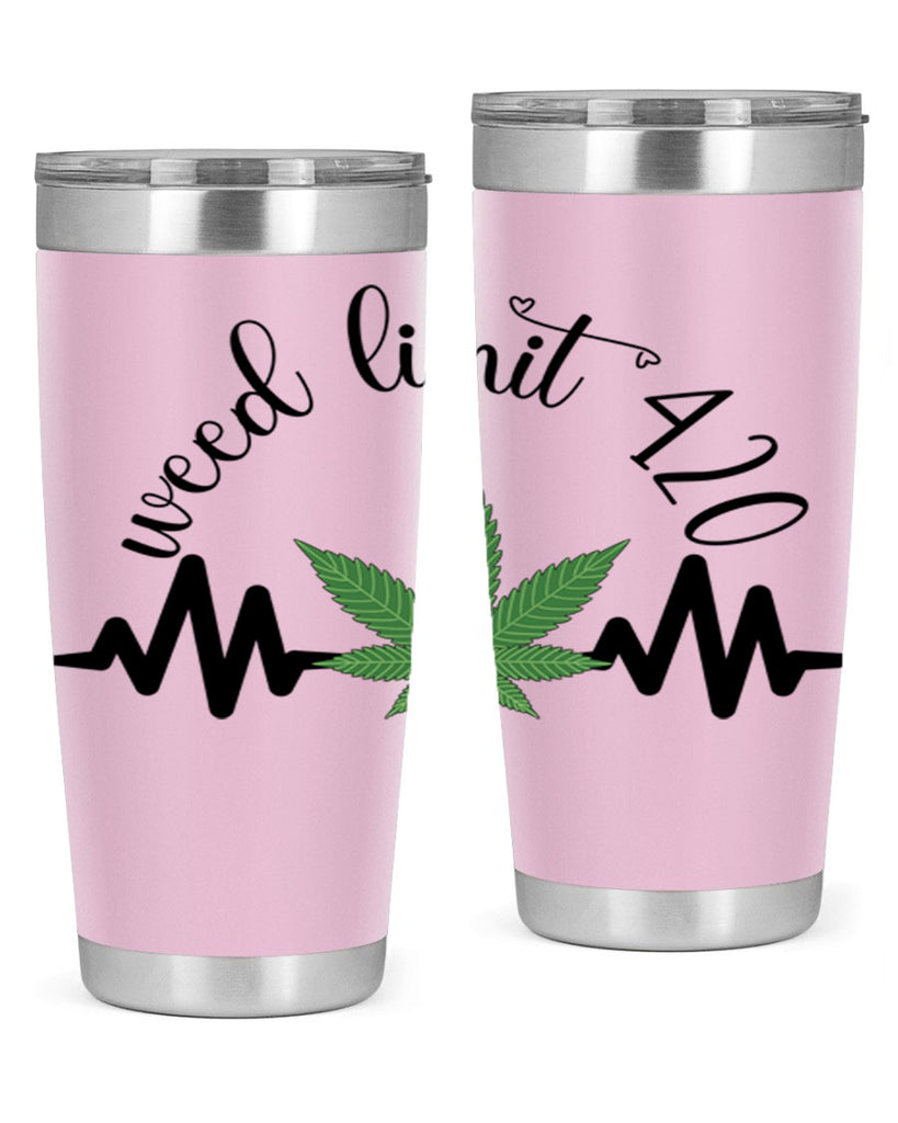 weed limit 420 cannabis heartbeat 292#- marijuana- Tumbler