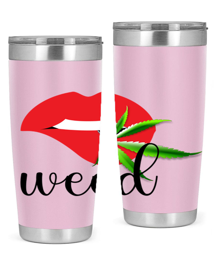 weed lips 297#- marijuana- Tumbler