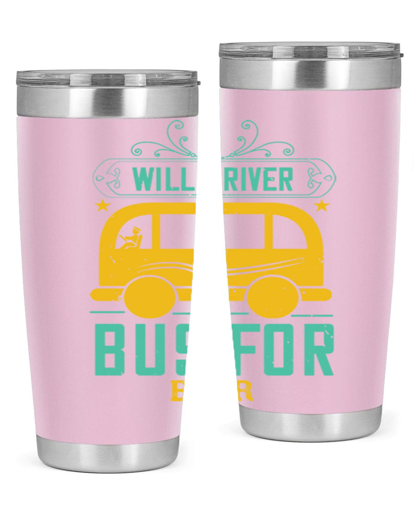 will driver bus for beer Style 6#- bus driver- tumbler