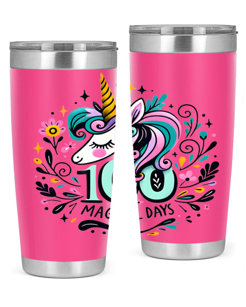 100 Day Magical Sublimation 27#- 100 days of school- Tumbler
