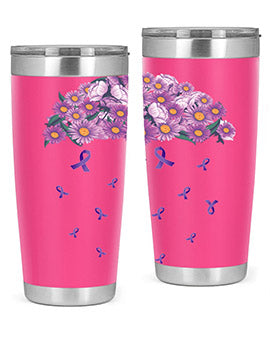 AlzheimerS Awareness Purple Umbrella 18#- alzheimers- Tumbler