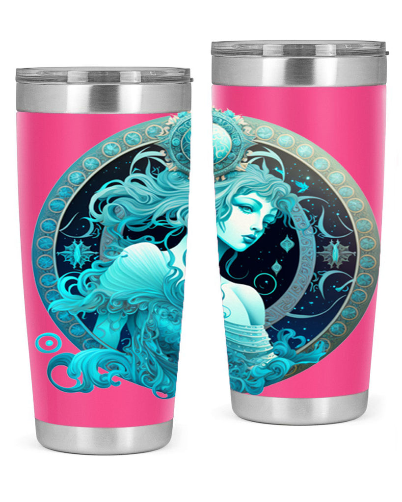 Aquarius 63#- zodiac- Tumbler