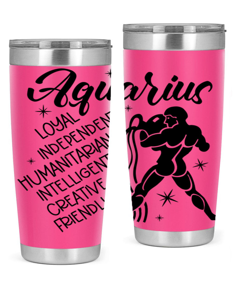 Aquarius 72#- zodiac- Tumbler