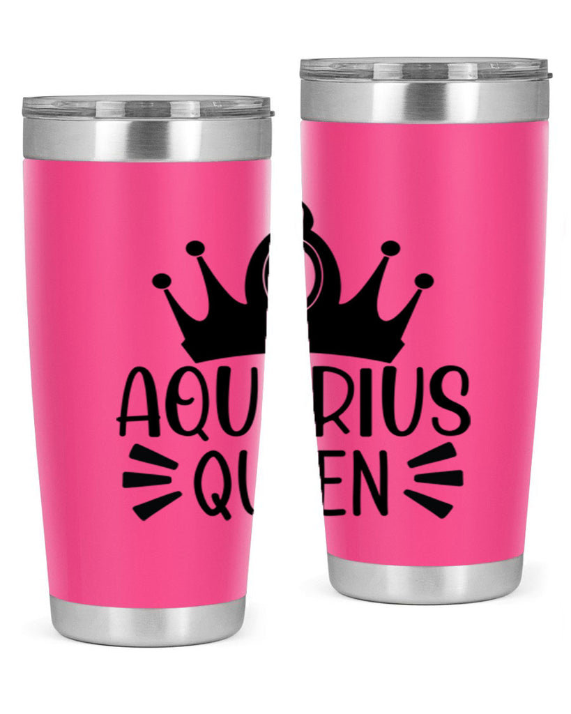 Aquarius queen 73#- zodiac- Tumbler