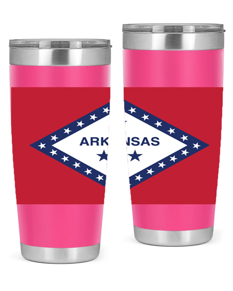 Arkansas 48#- Us Flags- Tumbler