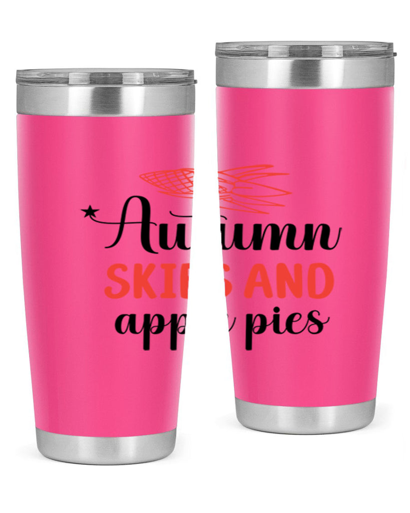 Autumn skies and apple pies 29#- fall- Tumbler
