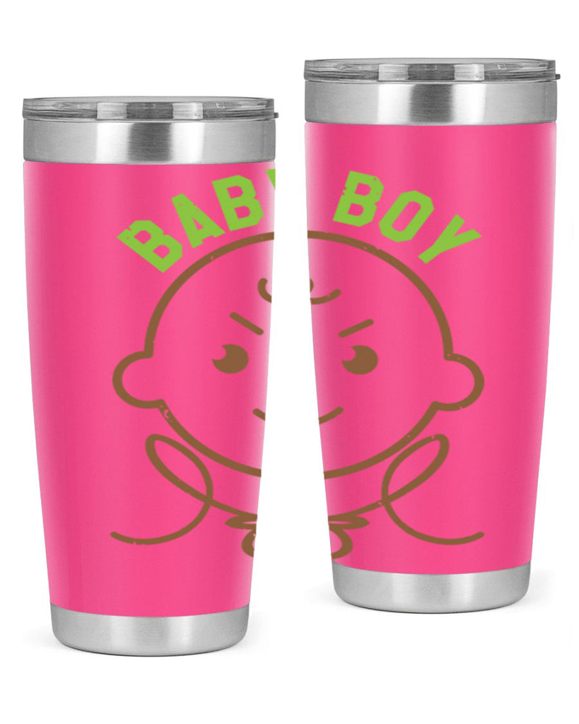 Baby Boy Style 4#- baby shower- tumbler