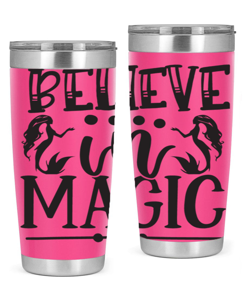 Believe in magic 65#- mermaid- Tumbler