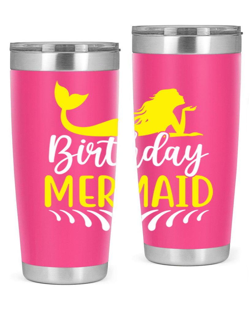 Birthday Mermaid 68#- mermaid- Tumbler