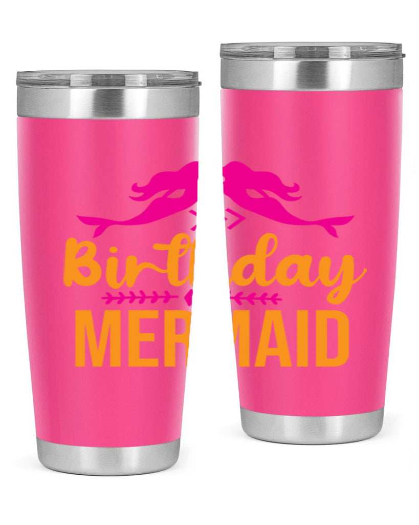 Birthday Mermaid 69#- mermaid- Tumbler