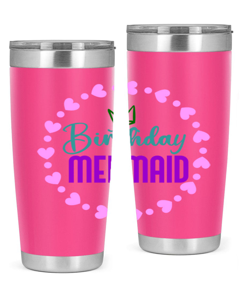 Birthday Mermaid 70#- mermaid- Tumbler