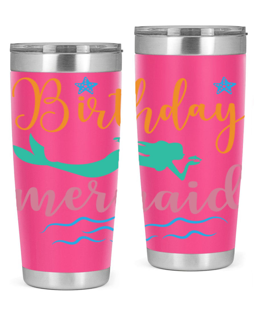 Birthday Mermaid Design 79#- mermaid- Tumbler