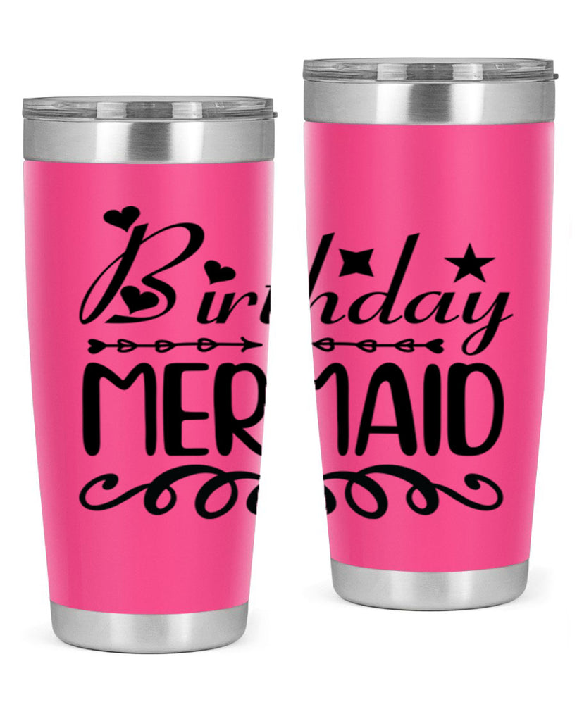 Birthday mermaid 75#- mermaid- Tumbler