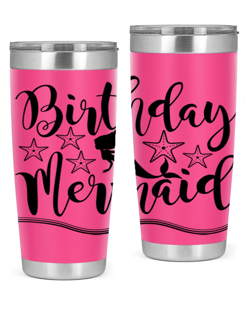 Birthday mermaid 77#- mermaid- Tumbler