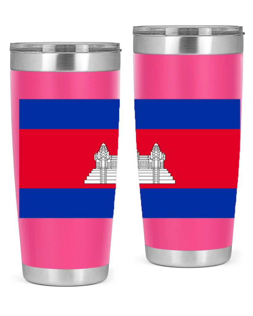 Cambodia 168#- world flags- Tumbler