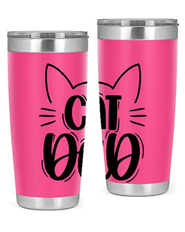 Cat Dad Style 81#- cat- Tumbler