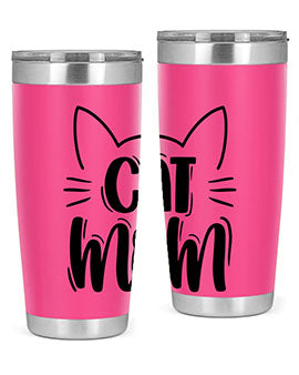 Cat Mom Style 85#- cat- Tumbler