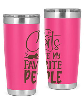 Cats Are My Favorite People Style 7#- cat- Tumbler