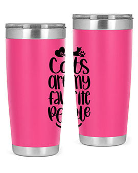 Cats Are My Favorite People Style 89#- cat- Tumbler