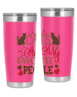 Cats Are My Favorite People Style 8#- cat- Tumbler