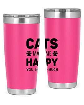 Cats Make Me Style 40#- cat- Tumbler