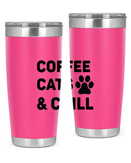 Coffee Cat Style 41#- cat- Tumbler