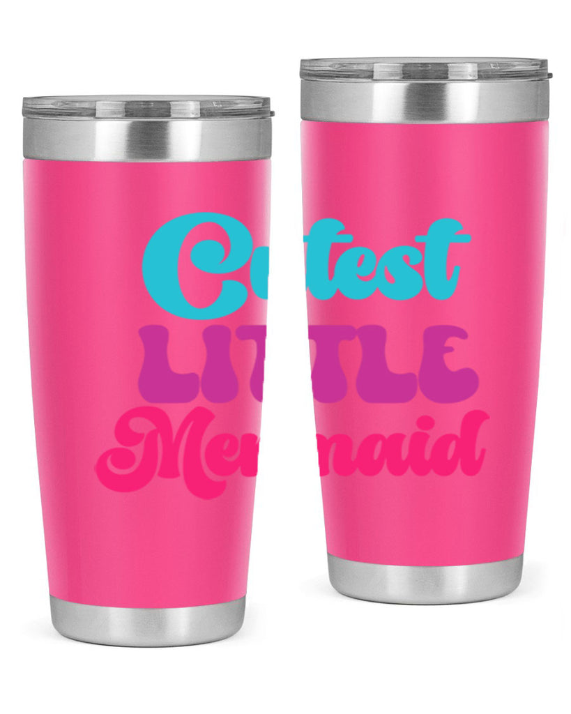 Cutest Little Mermaid 90#- mermaid- Tumbler