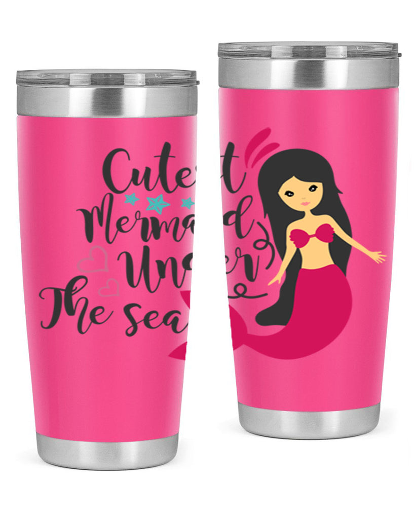 Cutest Mermaid under the sea 95#- mermaid- Tumbler