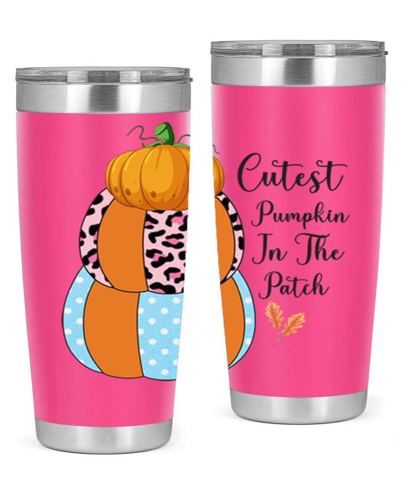 Cutest Pumpkin in the Patch 64#- fall- Tumbler