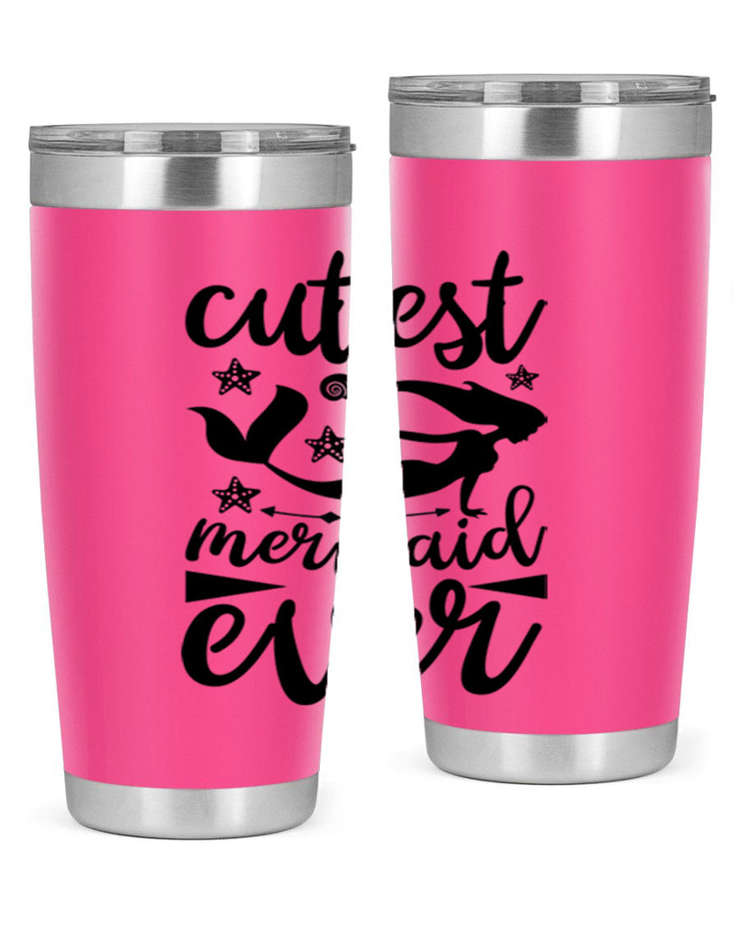 Cutest mermaid ever design 103#- mermaid- Tumbler