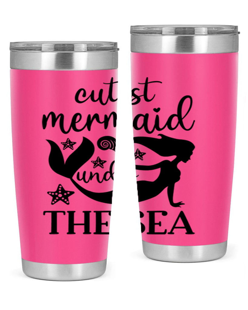 Cutest mermaid under the sea 110#- mermaid- Tumbler