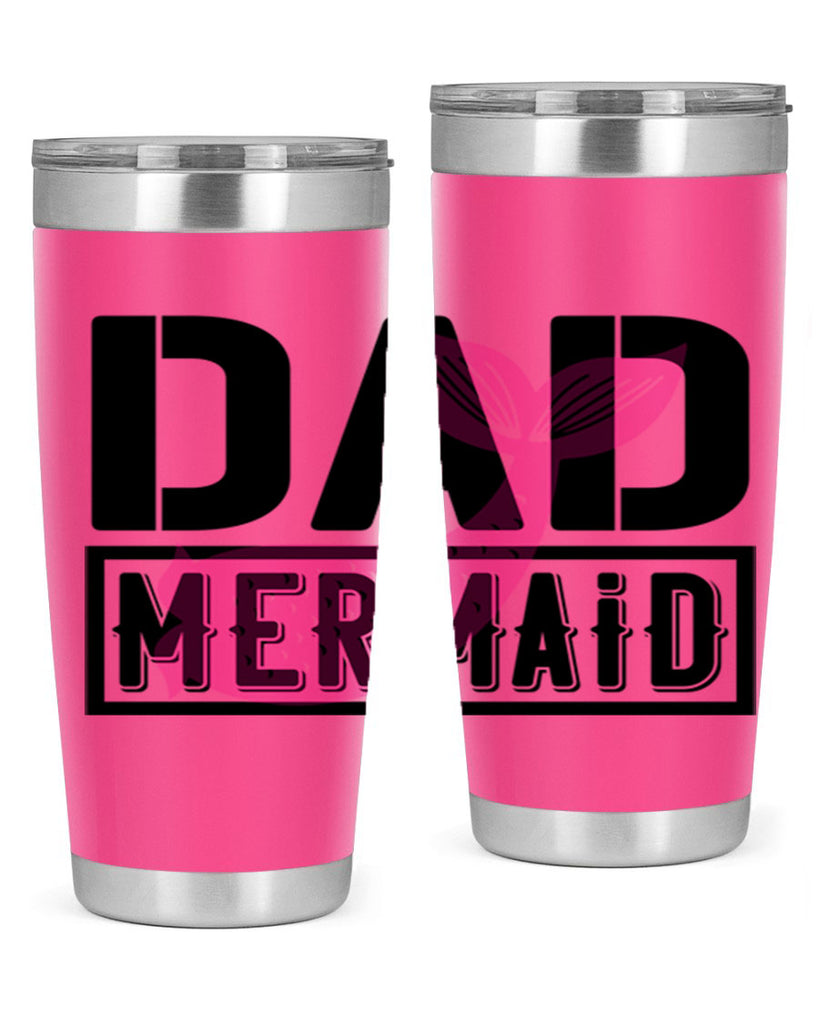 Dad mermaid 111#- mermaid- Tumbler