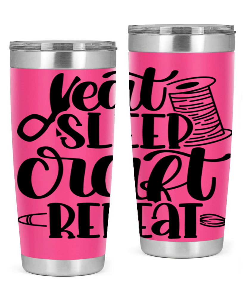 Eat Sleep Craft Repeat 29#- crafting- Tumbler