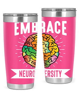 EmbraceNeurodiversityAwarenessTshirt 133#- alzheimers- Tumbler