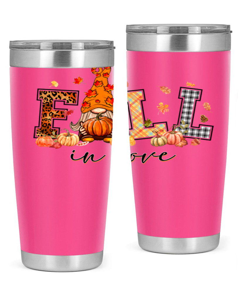 FALLinloveFallGnome 151#- fall- Tumbler