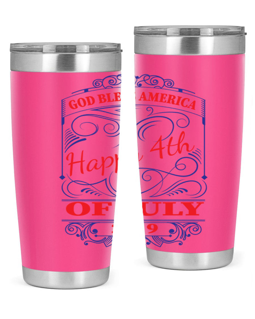 GOD BLESS AMERICA Happy thOF JULY Style 94#- Fourt Of July- Tumbler