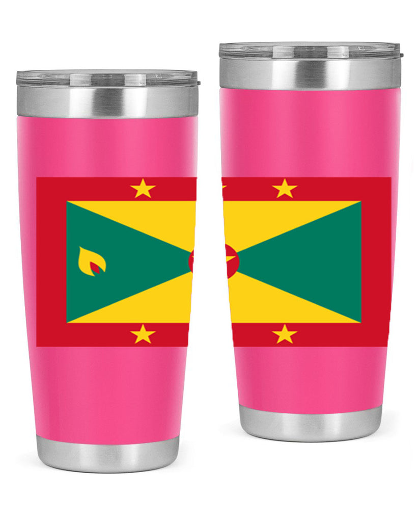 Grenada 130#- world flags- Tumbler