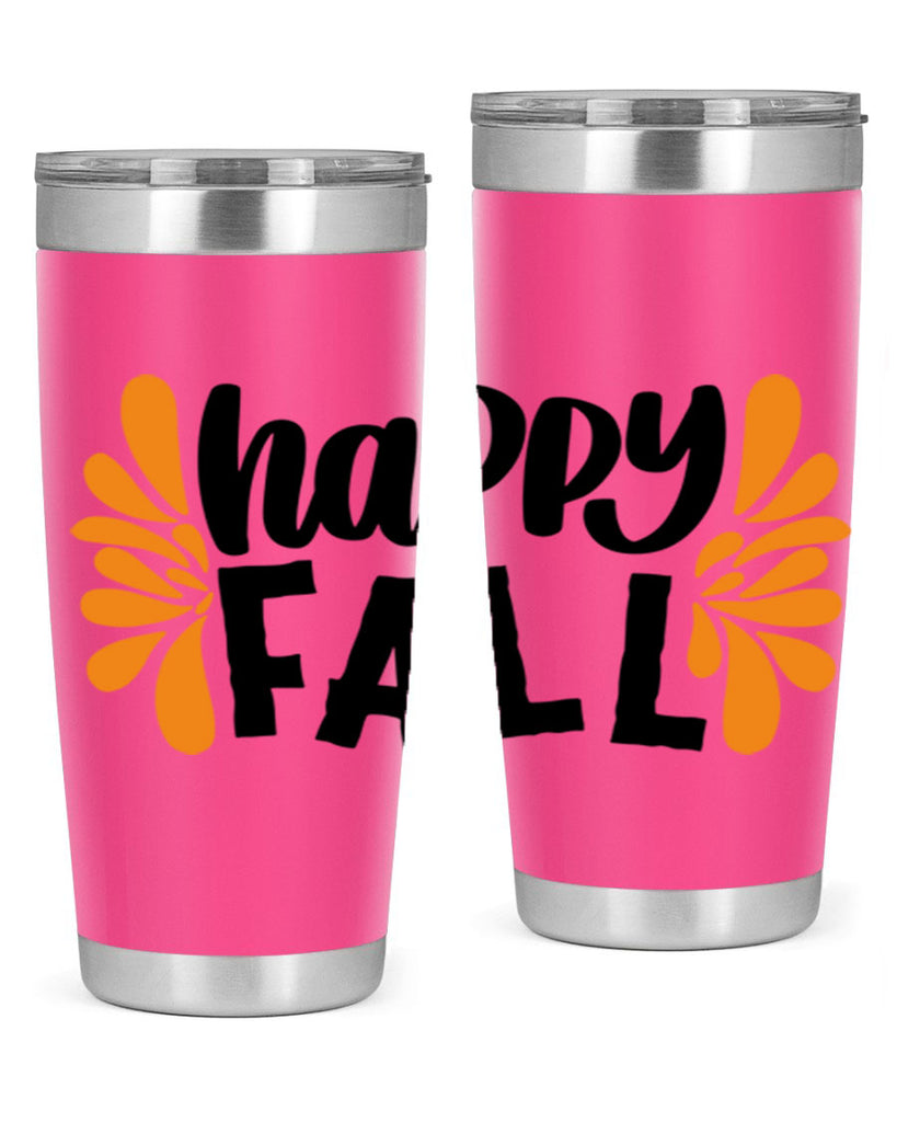 Happy Fall 491#- fall- Tumbler