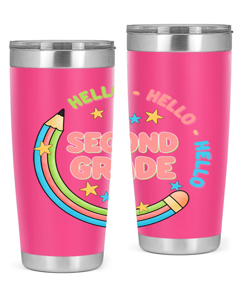 Hello 2nd Grade Pencil 10#- second grade- Tumbler