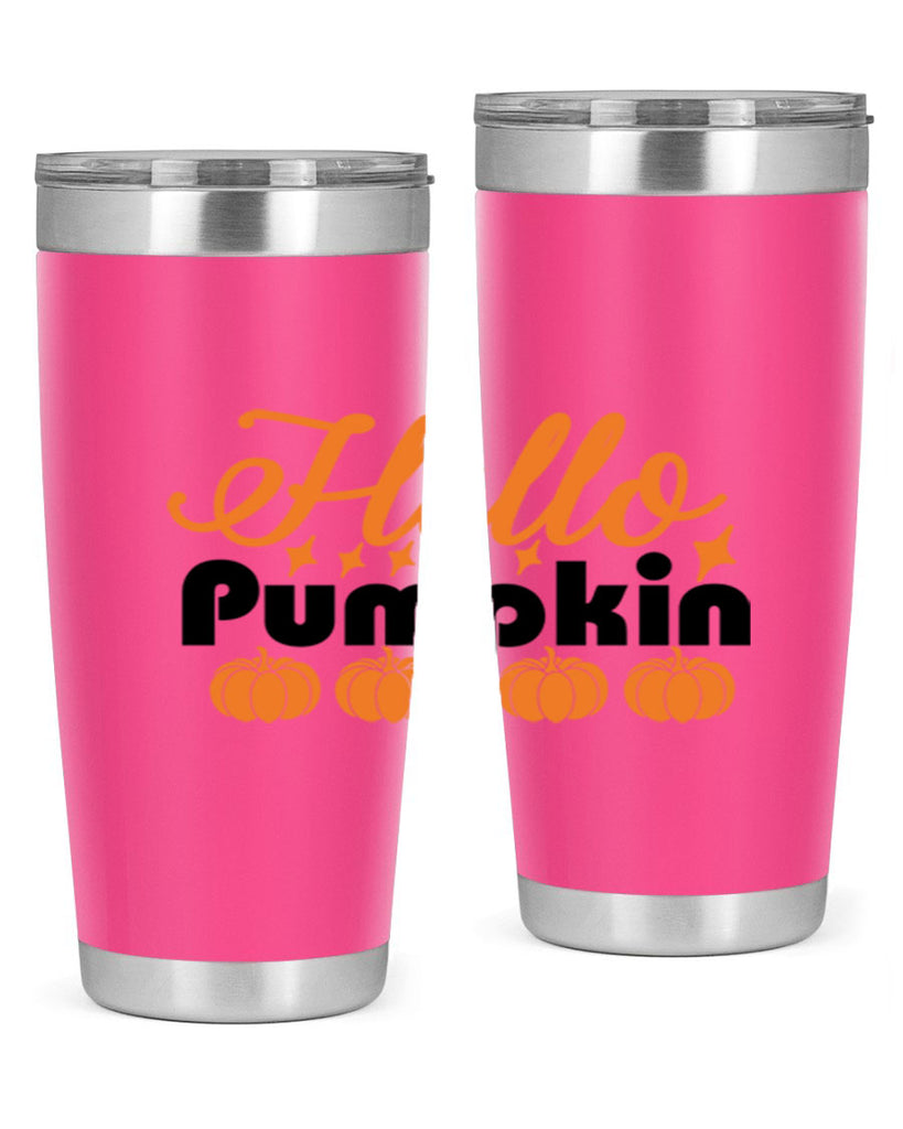 Hello Pumpkin 292#- fall- Tumbler