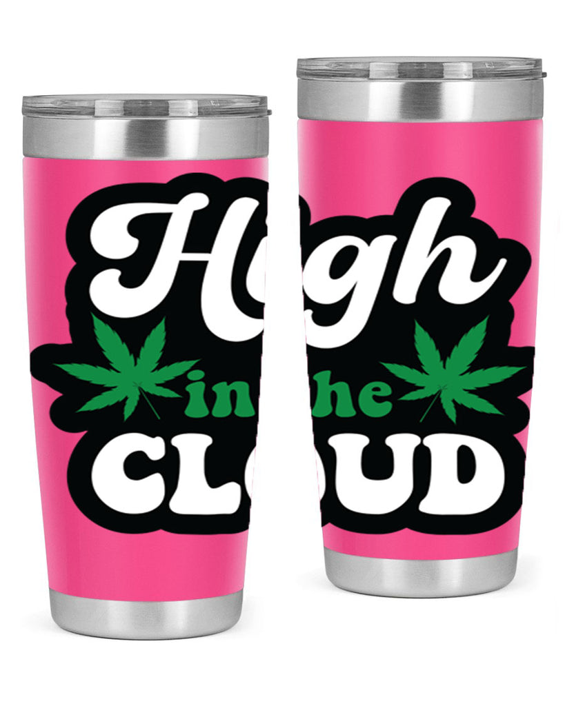 High in the cloud 113#- marijuana- Tumbler