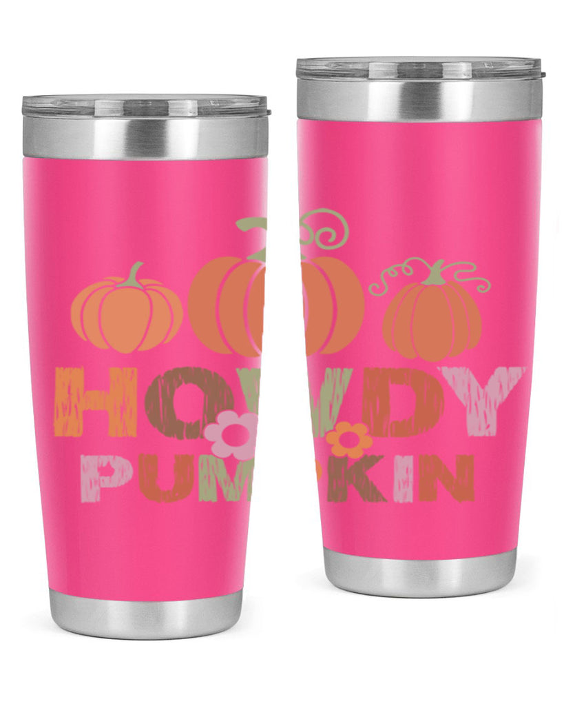 Howdy Pumpkin 321#- fall- Tumbler