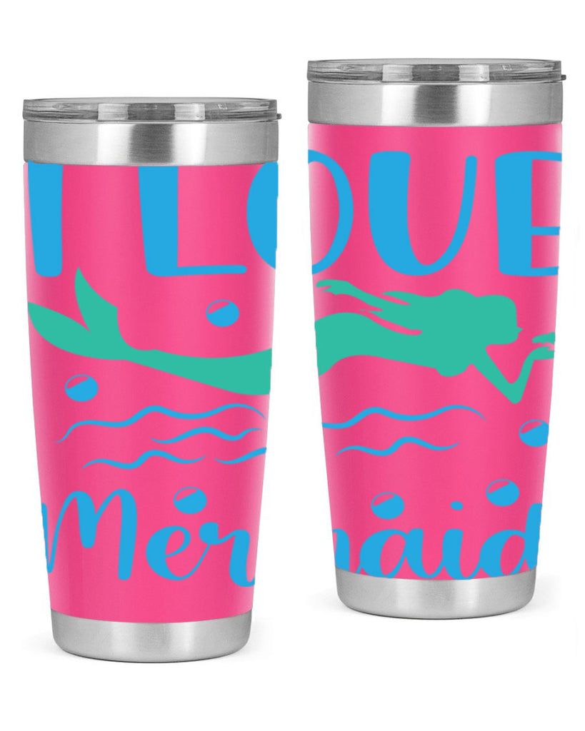 I Love Mermaid Design 231#- mermaid- Tumbler