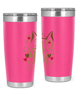 I Wuf You Style 16#- cat- Tumbler