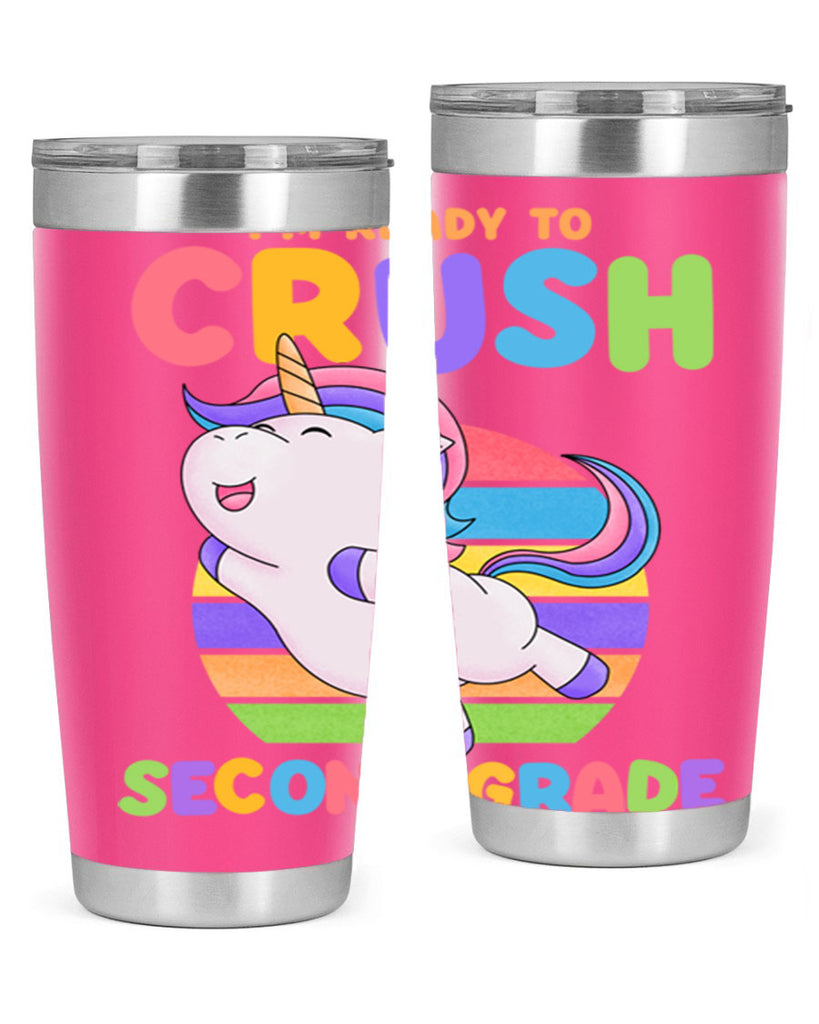 Im Ready to Crush 2nd 14#- second grade- Tumbler