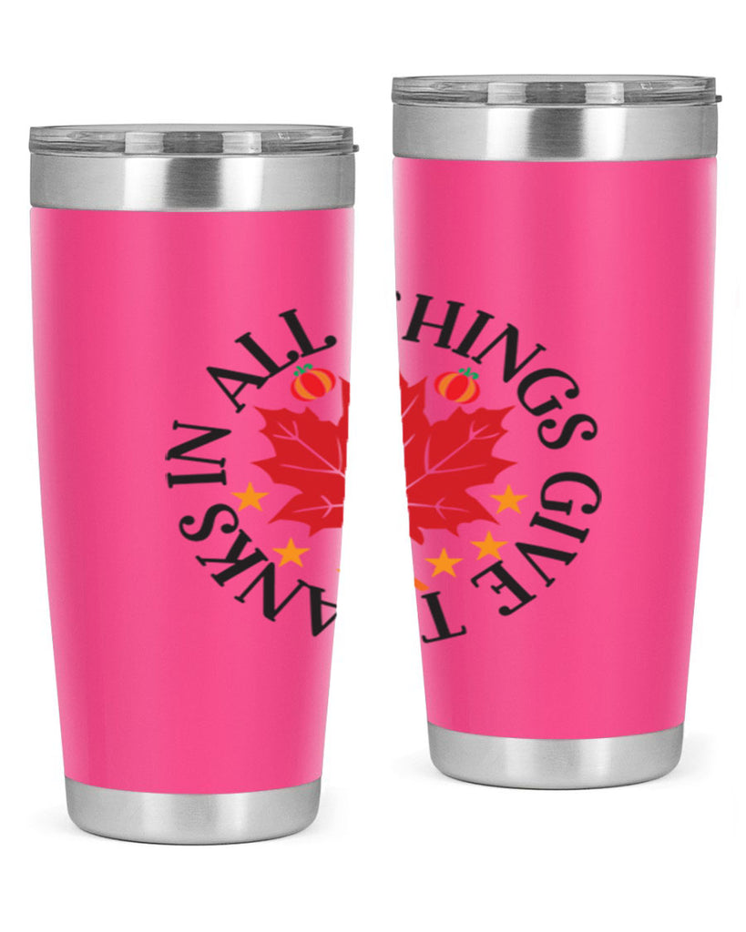 Inallthingsgivethanks 353#- fall- Tumbler
