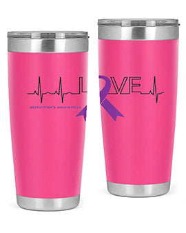 LOVE Gifts for Survivors National Alzheimers Awareness 192#- alzheimers- Tumbler