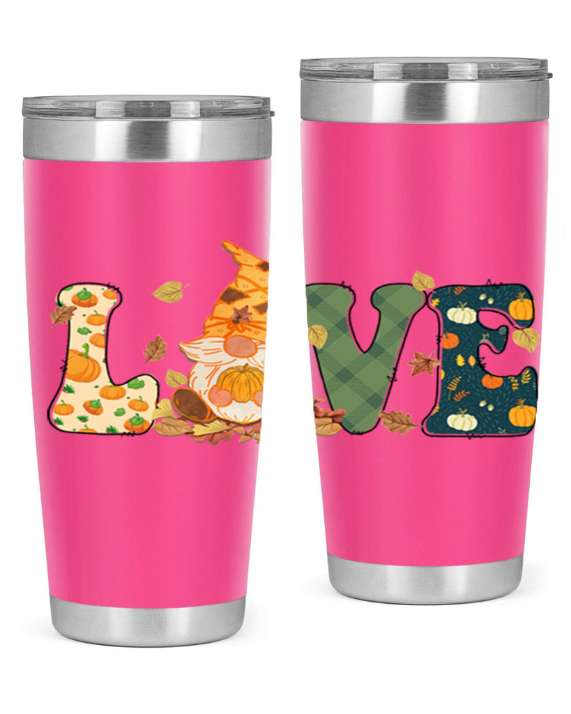 LOVEFallAutumnGnome 415#- fall- Tumbler